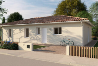 votre maison de 100m2 sur un terrain de 573m2 sur la commune de Le Porge au prix de 335000&euro; avec Alpha Constructions